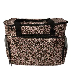 Sac pour machine à coudre/surjeteuse 40x24x35cm léopard