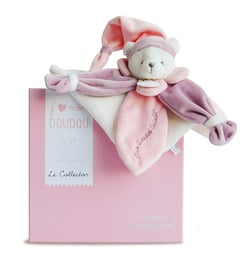 Doudou Collector Ours rose - Doudou et Compagnie