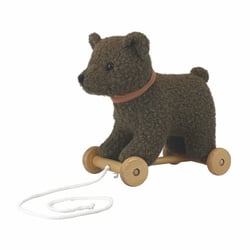 Raoul l'ours en peluche a tirer - Egmont Toys - Beige