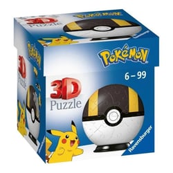Puzzles 3d ball 54 pieces - hyper ball / pokémon ravensburger