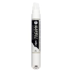 Marqueur - Peinture acrylique - Blanc - Permanent - Pointe rectangulaire 15mm - Marbel - Darwi