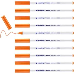 Lot de 10 feutres pour textiles EDDING 4600 Orange 1 mm