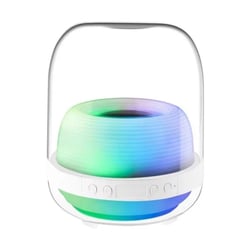 Enceinte Bluetooth 6D 15W Son Stéréo Lumineux Autonomie 6H Effet Halo YONIS