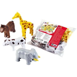 Animaux magnétiques - 0071 - 4 grands animaux Funny Puzzle, sachet - 16 pieces - Des 12 mois