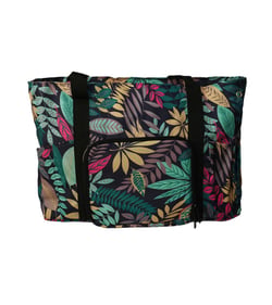 Sac pour pelote 40x28x17cm feuilles vertes jungle