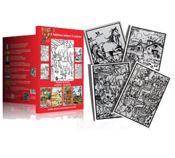 Tableau velours a colorier POCKET ANIMAUX DE LA FERME Sericolor