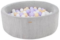 Piscine à balles 300 balles 90 cm violet, cappuccino - Velinda