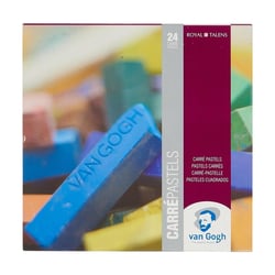 Pastels - Carrés de couleur - 24 teintes - Croquis - Dessin - Van Gogh