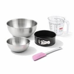 Set pâtisserie avec moule à panettone 18 cm, 2 bols à mixer, verre mesureur et spatule Zenker