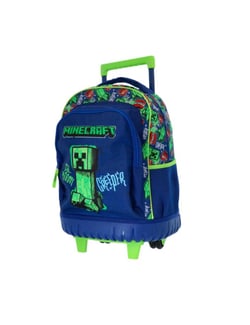 Sac à dos à roulettes Mybagstory - Vert - Minecraft