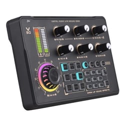 Table De Mixage Portable Pour Karaoké Et Streaming Avec Bluetooth 5.0 YONIS