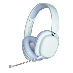 Casque Audio Sans Fil Réduction De Bruit Pour Jeux Avec Micro Pliable 20h Bleu YONIS