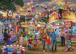 Puzzle 2000 pièces - Family Fun Carnival - Bluebird Puzzle