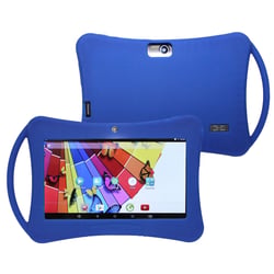 Housse Tablette En Silicone Protection 7' Enfant Universelle Étui Renforcé Bleu YONIS