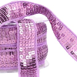 Galon paillettes violet parme au mètre