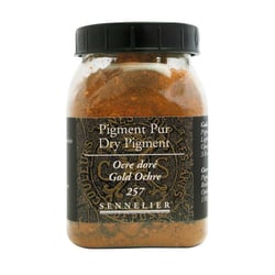 Pigment en poudre - Sennelier - Ocre doré - Pot de 200 ml