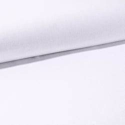 Tissu Toile Coton Canvas uni Blanc