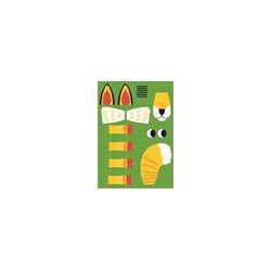 Planche Décorative A4 en Papier Cadeau avec Stickers Animaux - Clairefontaine
