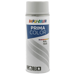 Spray de peinture acrylique - Gris clair - RAL 7035 - Brillant - Tous supports - Prima Color - 400ml