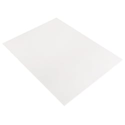 Caoutchouc mousse Plaque, blanc, 30x40x0,3cm
