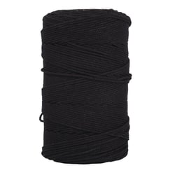 Fil, 2mm ø, noir, ca. 600g, Bobine 260m