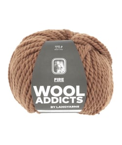 Pelote de laine FIRE - 100GR - Wool Addicts 0015 Marron