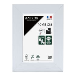 Cadre photo Karma blanc 10x15 cm