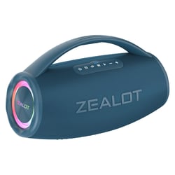 Enceinte Waterproof Bluetooth 80W Portable Avec Lumières RGB Et Son Surround Bleu YONIS