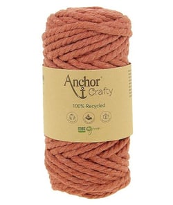 Corde de Coton Recyclé Macramé Anchor Crafty - 250gr - Anchor 116 Rouge (Brique)