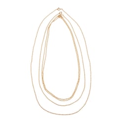 Chaîne à boules, 1,5mm ø, or, 60cm, 1 pce.
