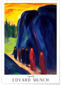 Affiche Edvard Munch n°2 | A3 : 29,7x42cm