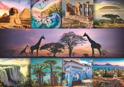 Puzzle 1000 pièces - Afrique - Trefl