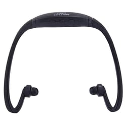Casque Sport Étanche Sans Fil Avec Radio FM Et Carte SD Pour Smartphone Noir YONIS