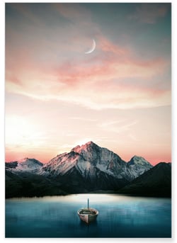 Poster Landscape Paysage | A3 : 29,7x42cm