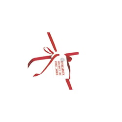 Etiquettes cadeaux noël x10 - PartyPro - Rouge
