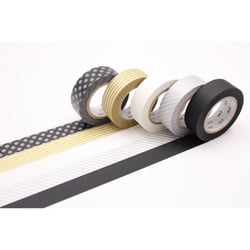 Masking Tape Boîte de 5 motifs assortis GOLD/SILVER 2