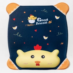 Tapis De Souris En Silicone Antidérapant Confortable Et Durable Pour Bureau Bleu 2 YONIS