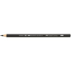 Crayon aquarellable Faber-Castell - Lot de 6 - Graphite 8B - Mine 3,3 mm
