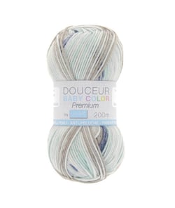 Fil à tricoter Douceur Baby Color Premium - Trimits : Idéal pour les Tricots de Bébé 200 Multicolore