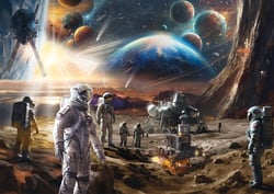 Puzzle 1000 pièces - L'Ultime Frontière : Missions Spatiales - Schmidt Spiele