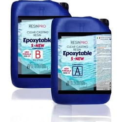 EpoxyTable 5-five Résine Epoxy pour Tables – Coulées parfaites jusqu’à 5 cm - 18 KG