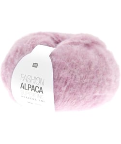 Fil de laine à tricoter Fashion Alpaca Superfine Heavens Uni - Rico Design 05 Lilas clair