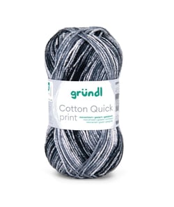 Fil de Coton à tricoter COTTON QUICK PRINT - PPSC - Gründl 259 Multicolore