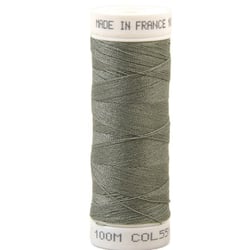 Fil à coudre polyester 100m made in France - gris humus 551