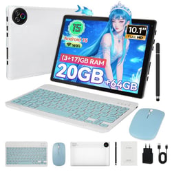 Tablette tactile KOTSREN Android 15 LCD AACFV90218 Blanc 10,1 pouces