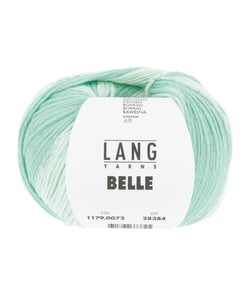 Pelote de Coton à tricoter et crocheter BELLE - Lang Yarns 72 Vert