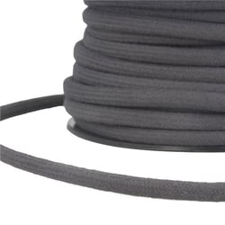 Bobine 30m Cordon coton gris foncé 4mm
