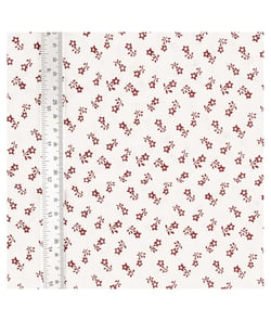 Tissu coton fleurettes de 140 cm de largeur starletterouge vendu par 50 cm