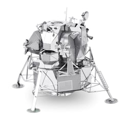 Espace - Apollo Lunar Module - Maquette 3D en métal avec 2 feuilles