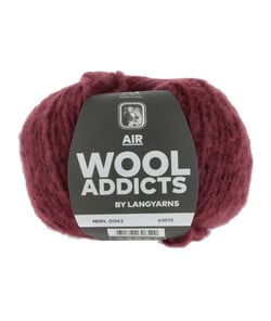 Pelote de Laine à tricoter AIR - Wool Addicts 0062 rouge